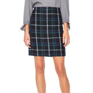 NWOT Loft Skirts 
Plaid Tweed mini